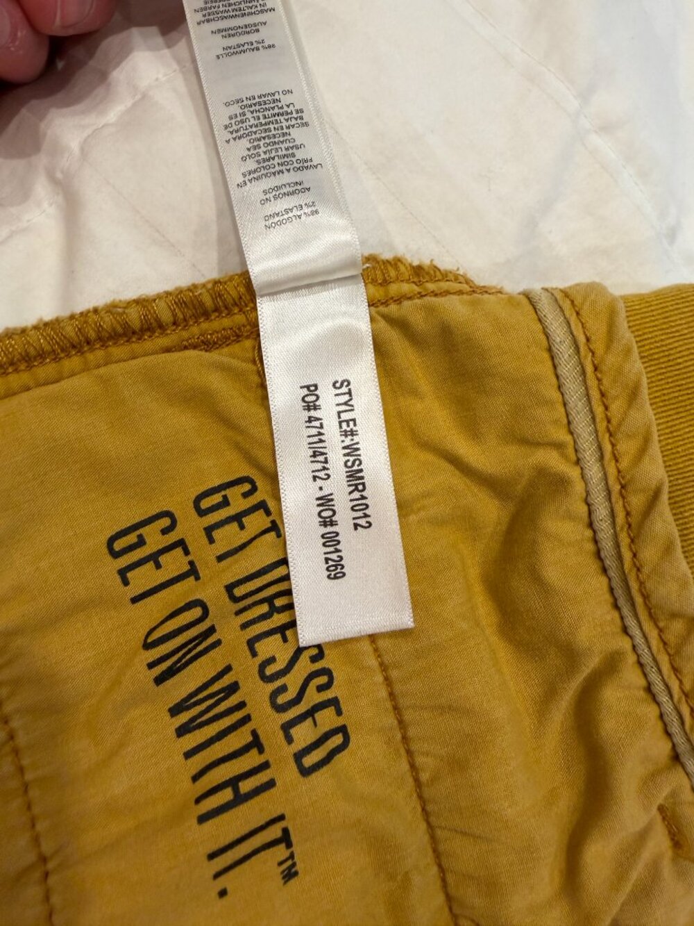 DUER Luxtwill High Rise Shorts Womens 30 Cider Mustard - Picture 8 of 8